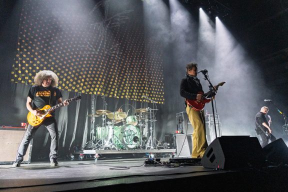 Big Wreck - Centre Videotron Band performing on stage with dramatic lighting and colorful background.